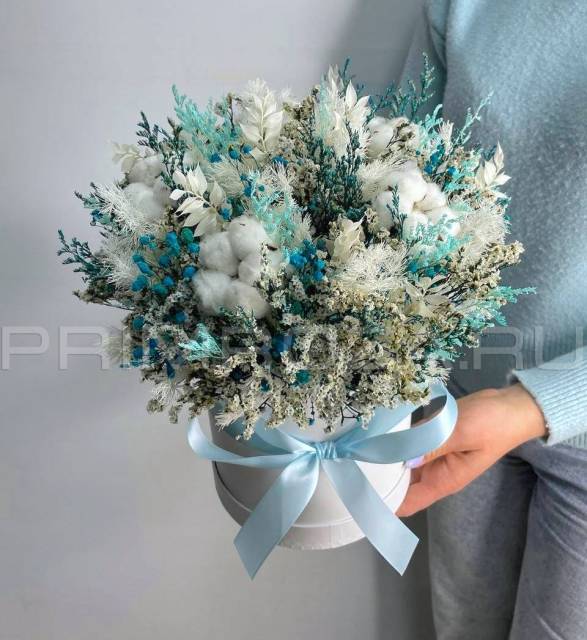 Сборная композиция из сухоцветов #B5885
