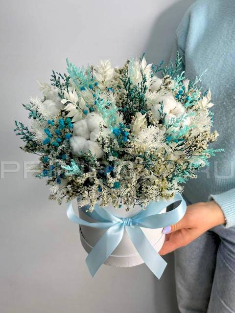 Сборная композиция из сухоцветов #B5885