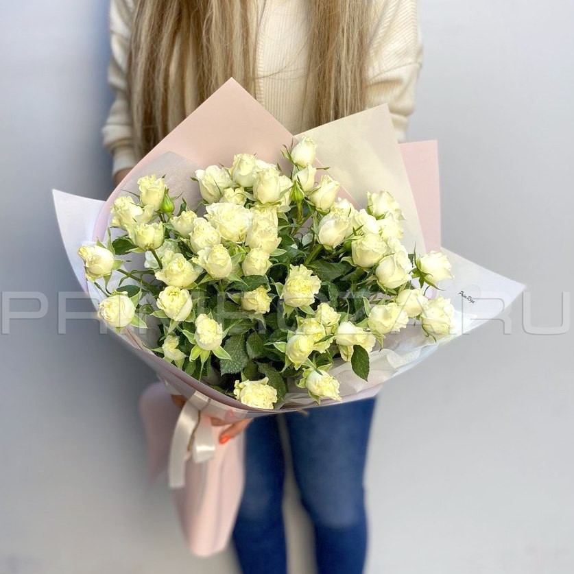 Букет из кустовой розы  #A5390