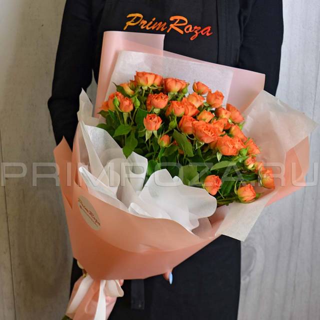 Букет из кустовой розы #R00482