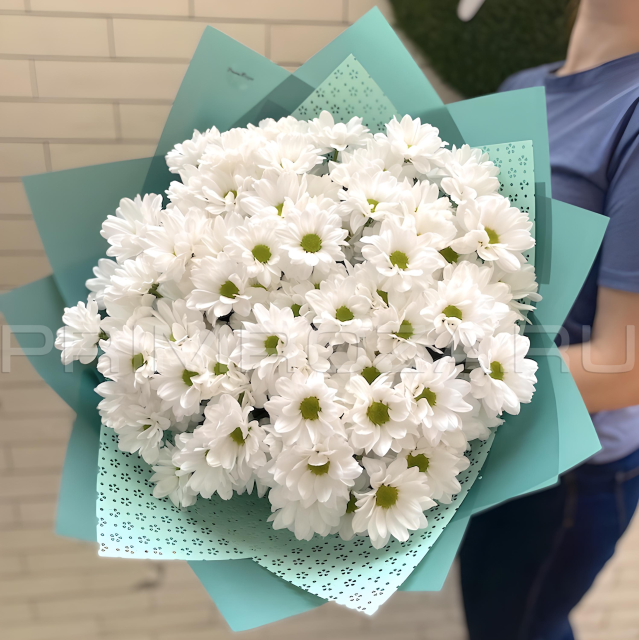 Букет из ромашковой хризантемы #A5373