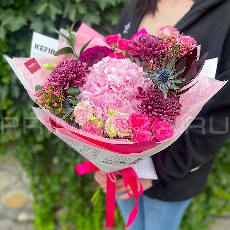 Экзотический сборный букет
