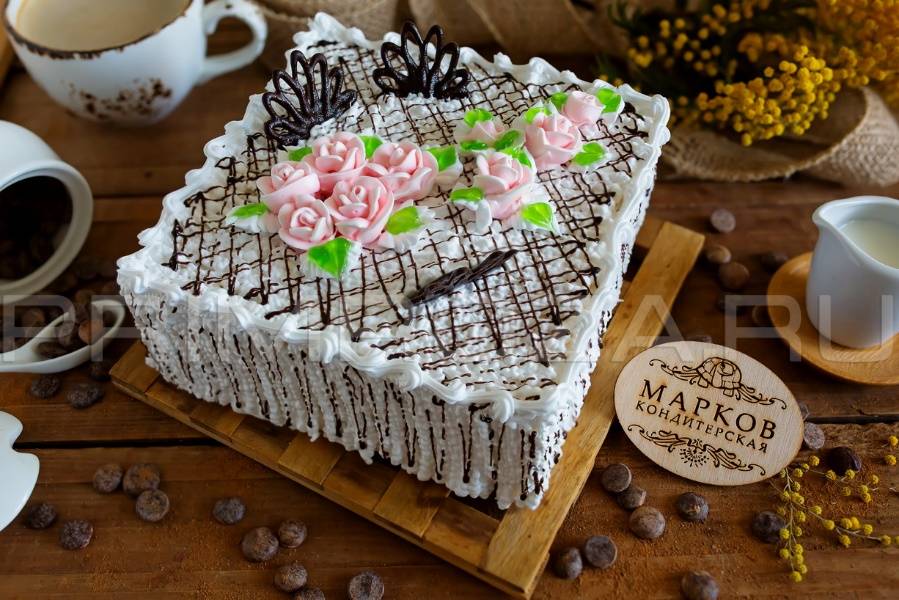 Торт "МАШЕНЬКА" творожная