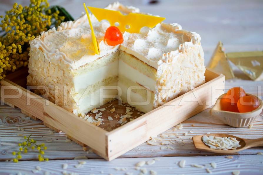 Торт  "МАШЕНЬКА"  сырная