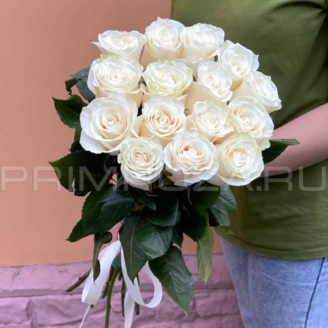 15 белых роз #R15254
