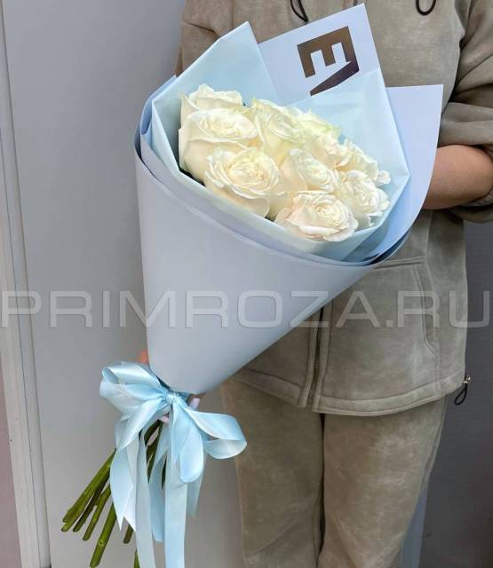 Букет из белоснежных роз  #R1125