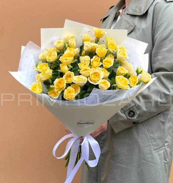 Букет из кустовой розы  #A5390